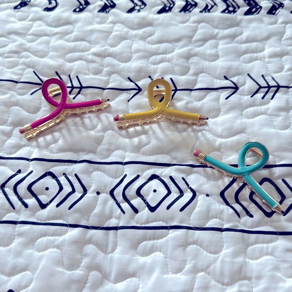 Piper•K Metal Pencil Hair Clips Set